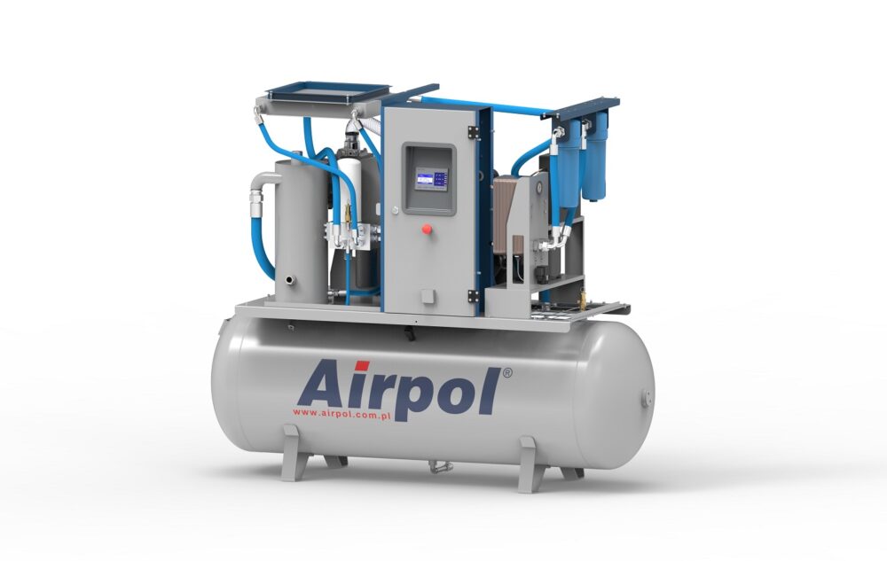 Sprężarki śrubowe z systemem uzdatniania sprężonego powietrza (3-15 kW) - airpol